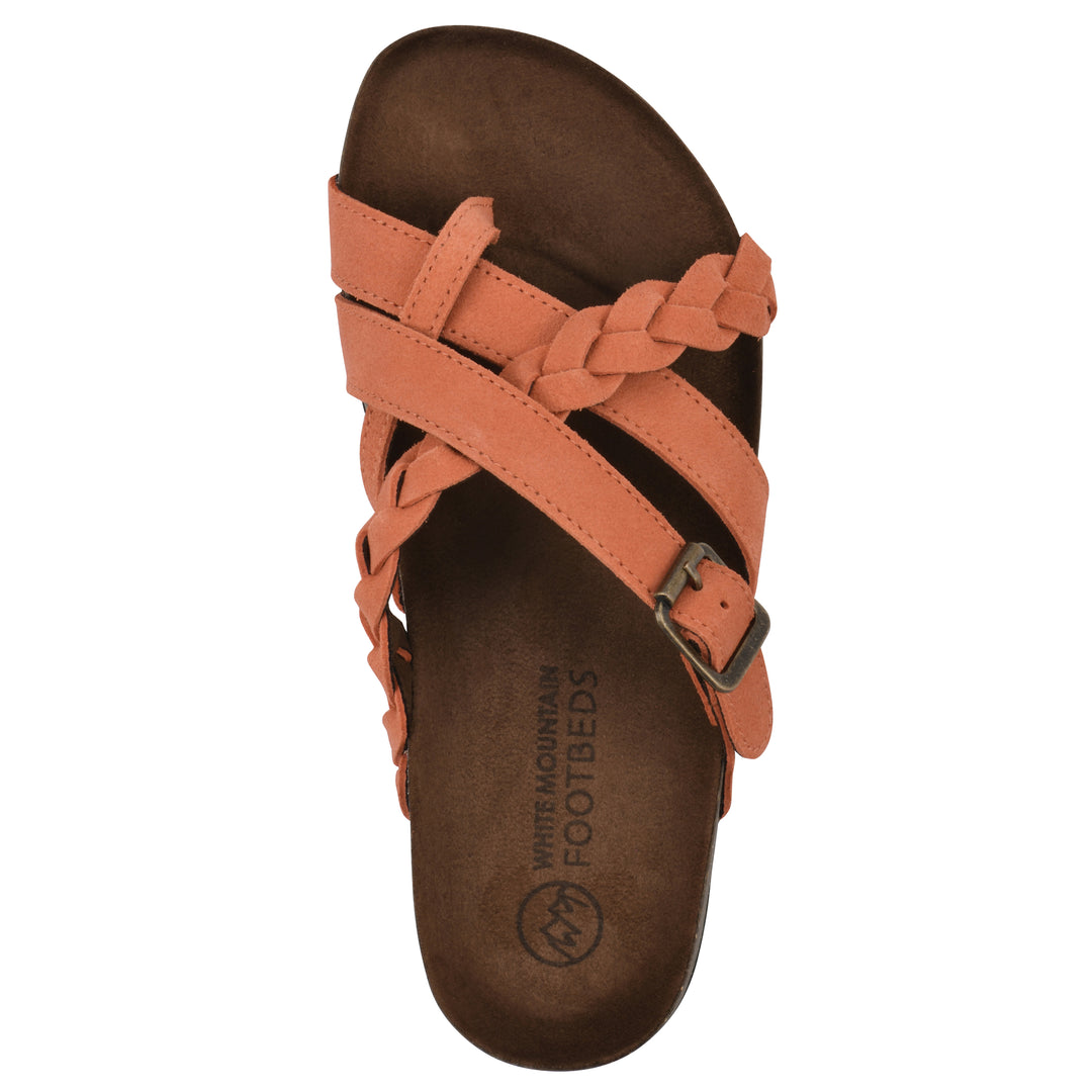 Harrington Footbeds Sandal - Aperol Spritz Suede