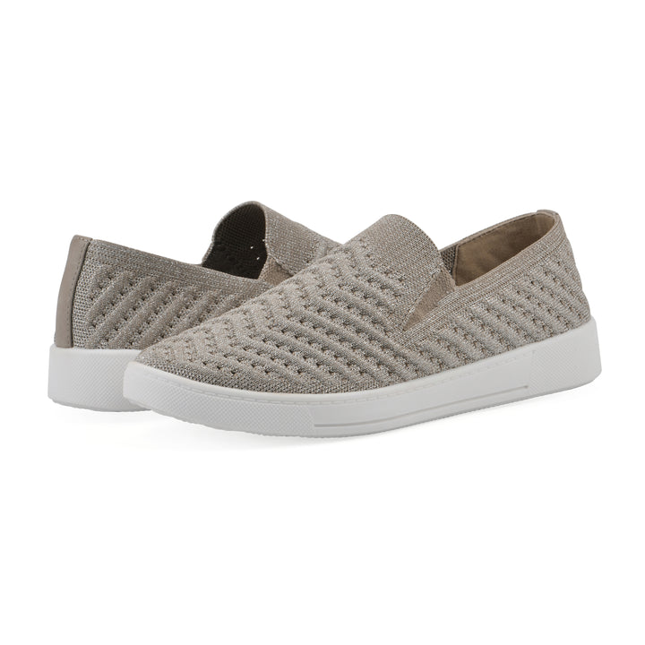 Courage Sneaker - Gold Fabric