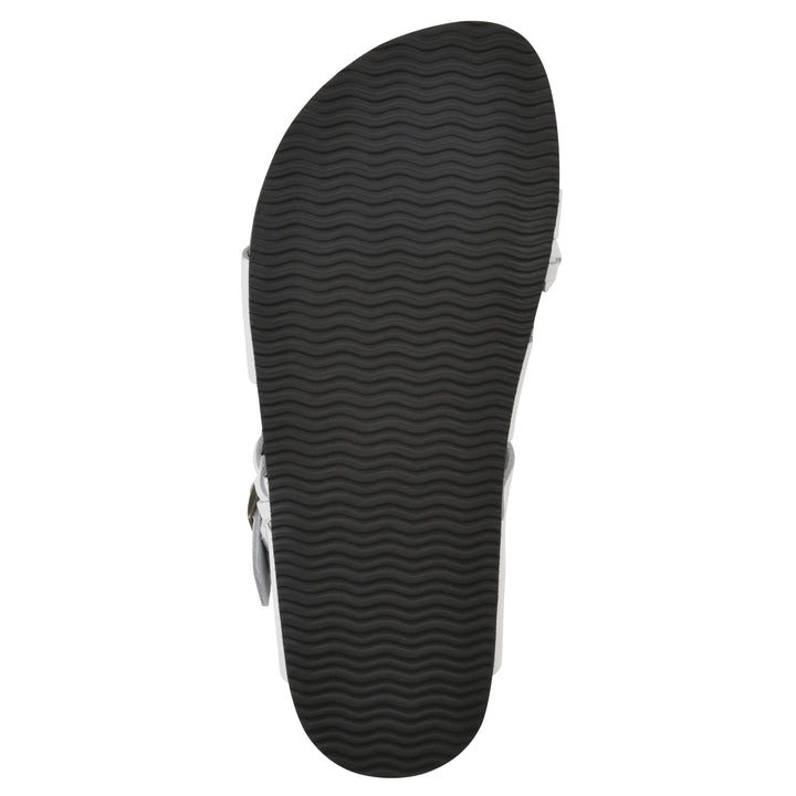 Hazy Footbeds Sandal - White Leather