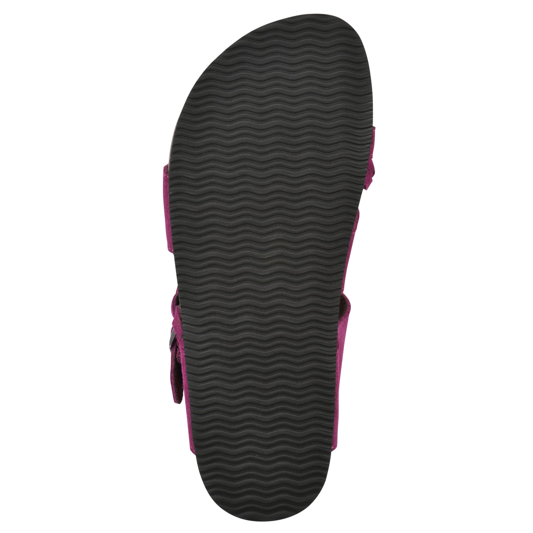 Hazy Footbeds Sandal - Purple Rain Suede