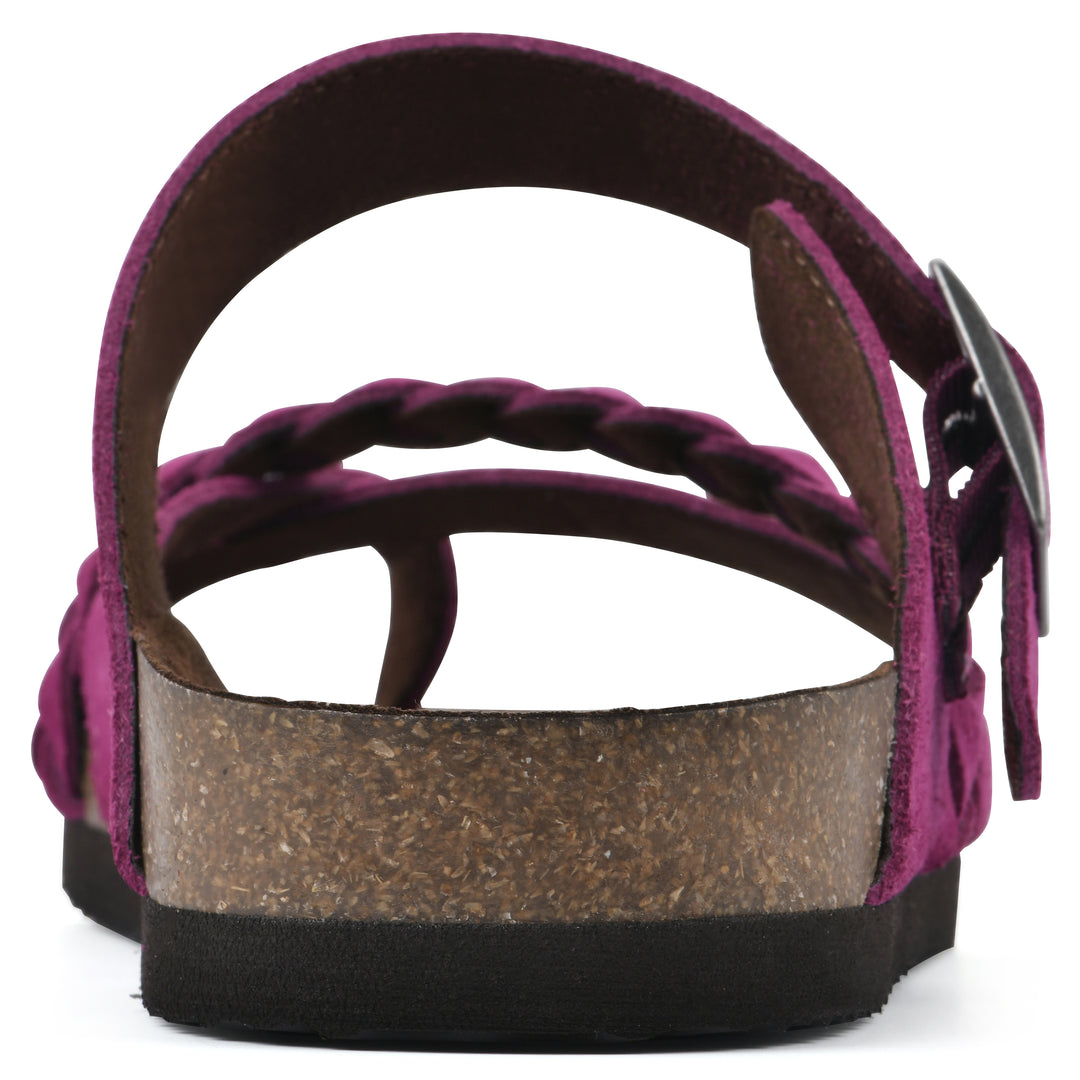 Hazy Footbeds Sandal - Purple Rain Suede