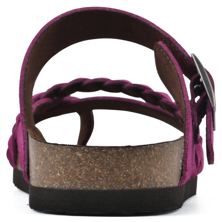 Hazy Footbeds Sandal - Purple Rain Suede