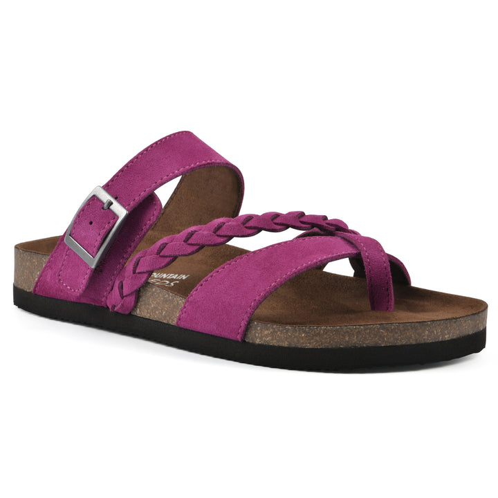 Hazy Footbeds Sandal - Purple Rain Suede