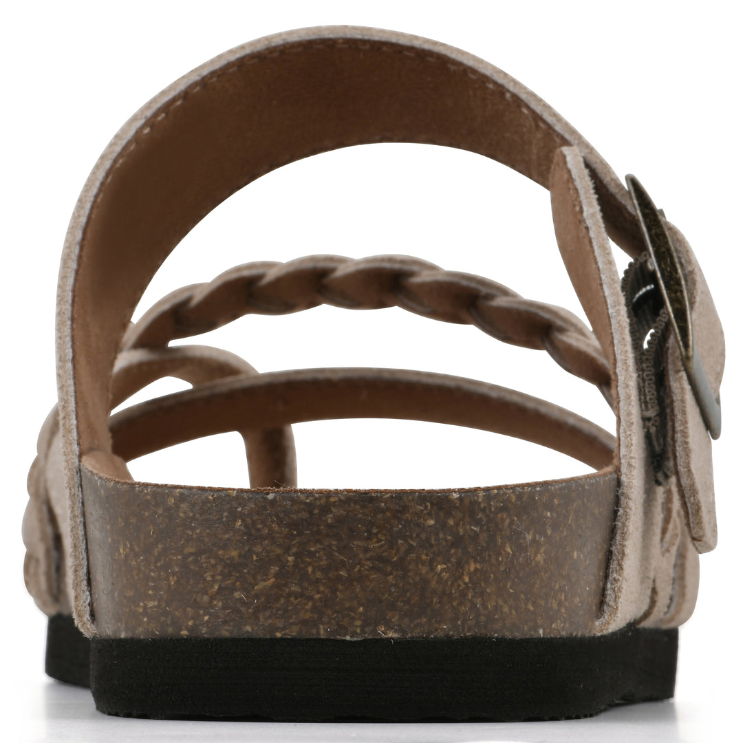 Hazy Footbeds Sandal - Sandal Wood Suede