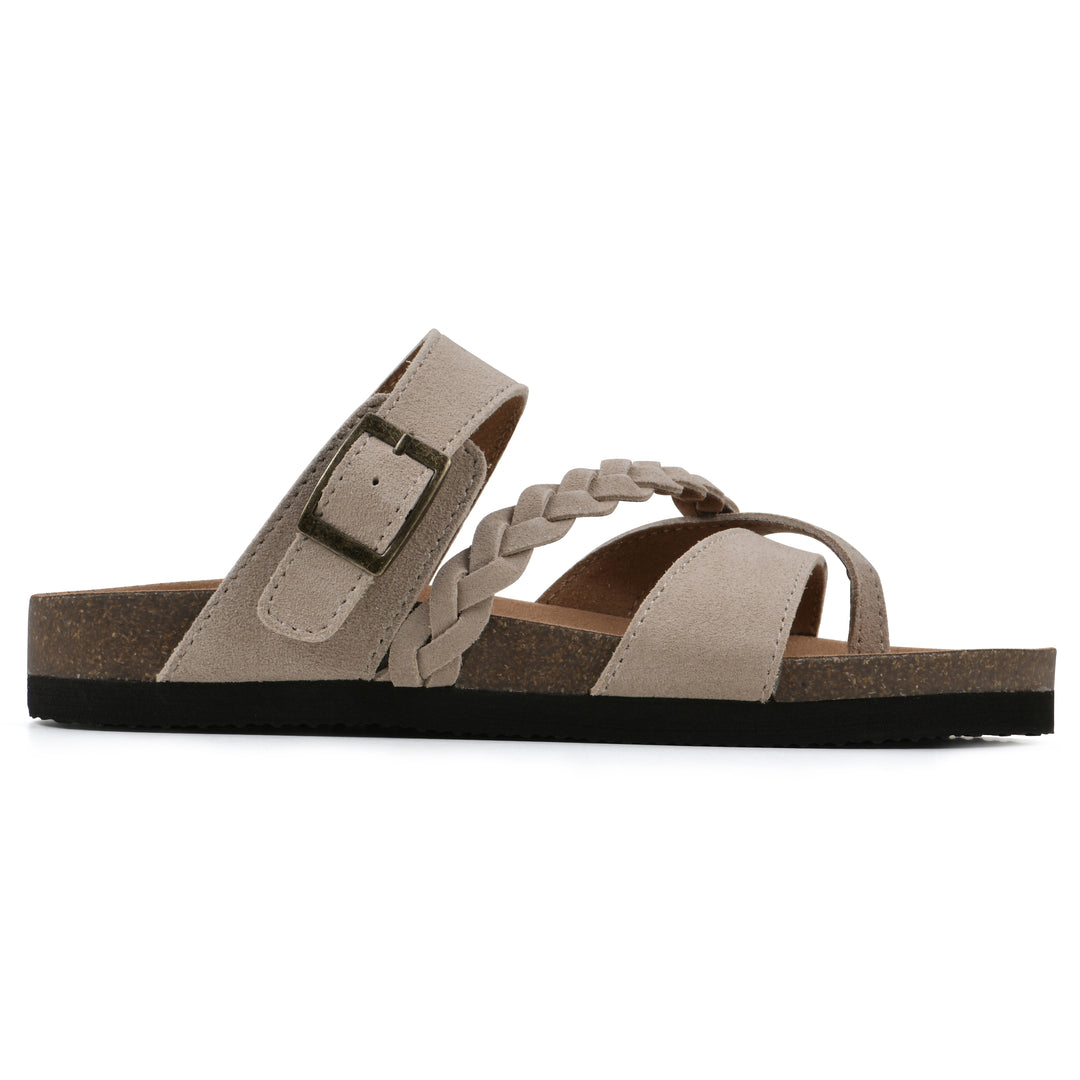 Hazy Footbeds Sandal - Sandal Wood Suede