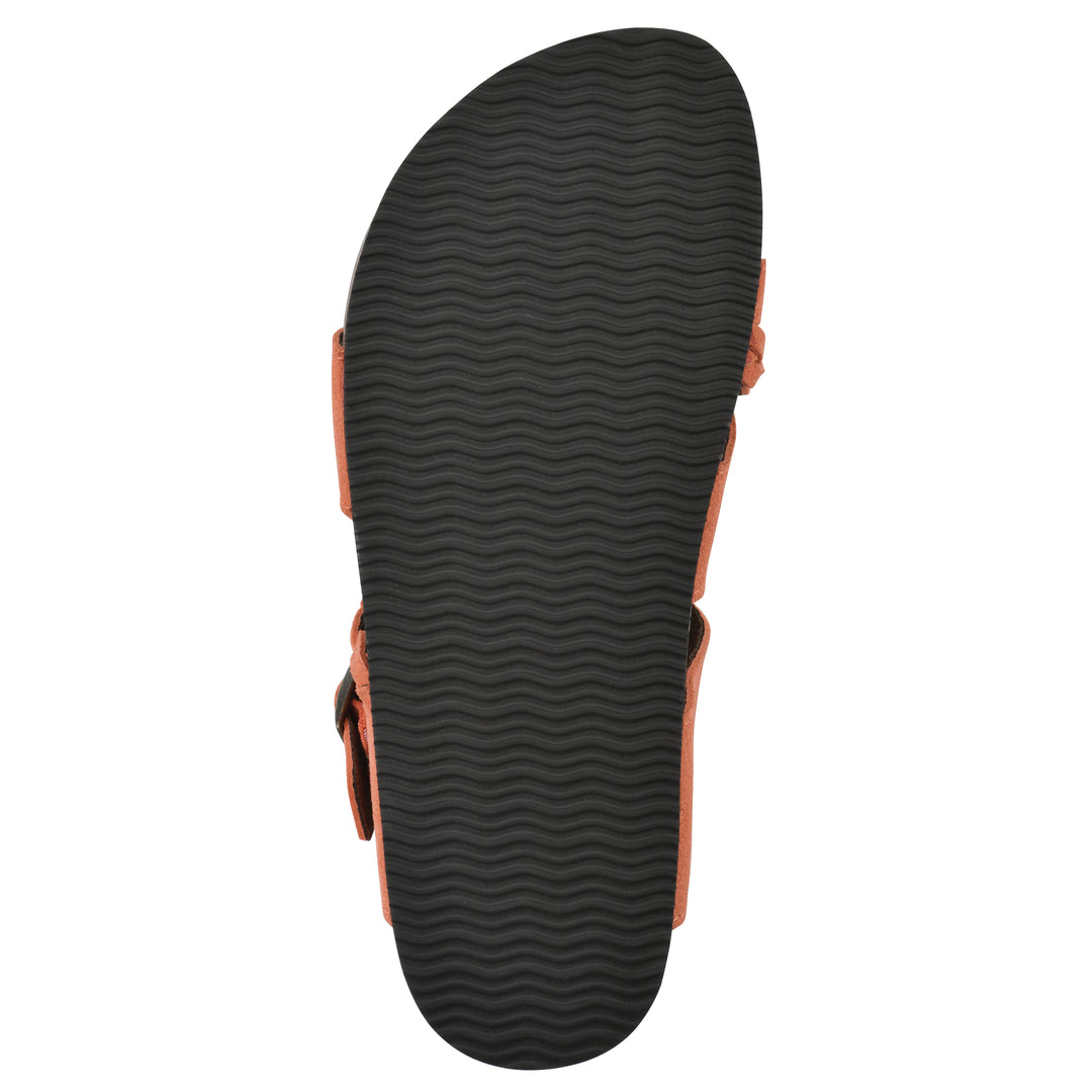 Hazy Footbeds Sandal - Aperol Spritz Suede