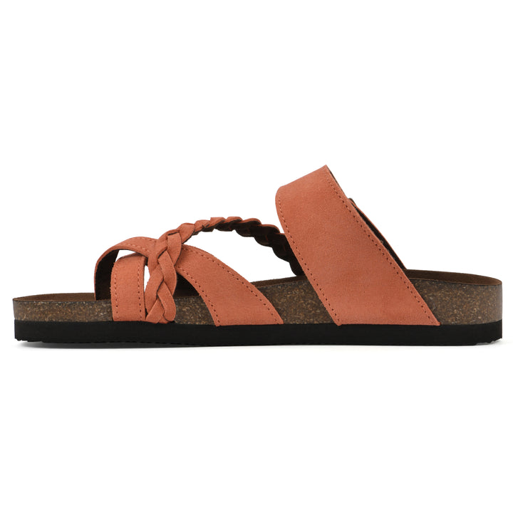 Hazy Footbeds Sandal - Aperol Spritz Suede