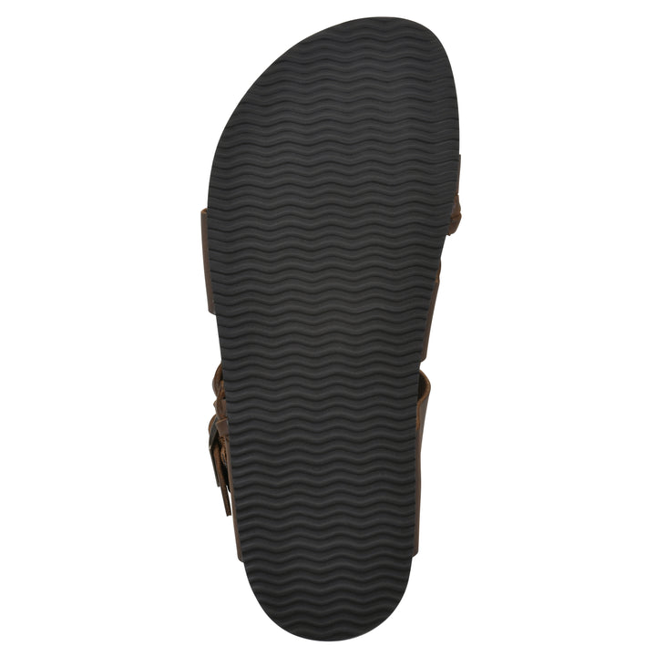 Hazy Footbeds Sandal - Brown Leather