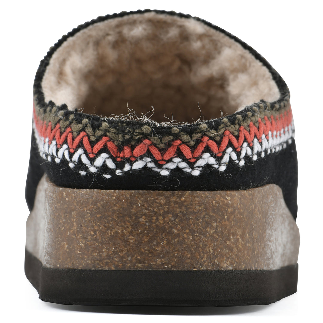 Bundle Up Clog - Black Fabric