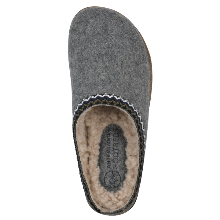 Bundle Up Clog - Light Grey Fabric