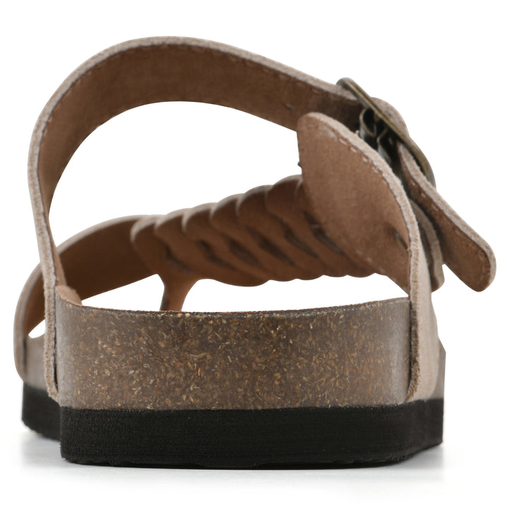 Happier Footbeds Sandal - Sandal Wood Suede
