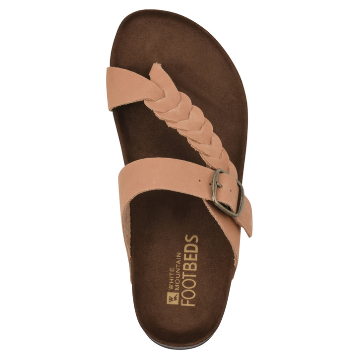 Happier Footbeds Sandal - Peach Cobbler Leather