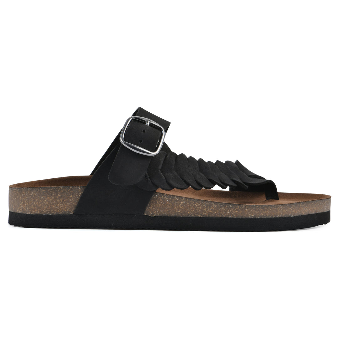 Happier Footbeds Sandal - Black Leather