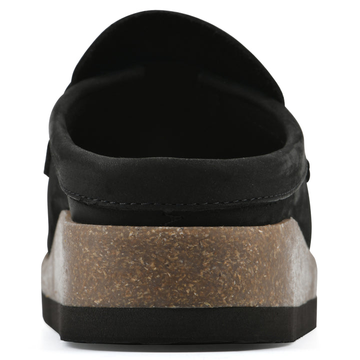 Brinlee Footbeds Clog - Black Leather