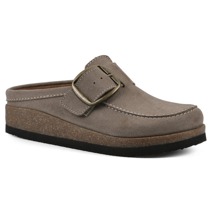 Bueno Footbeds Clog - Taupe Suede