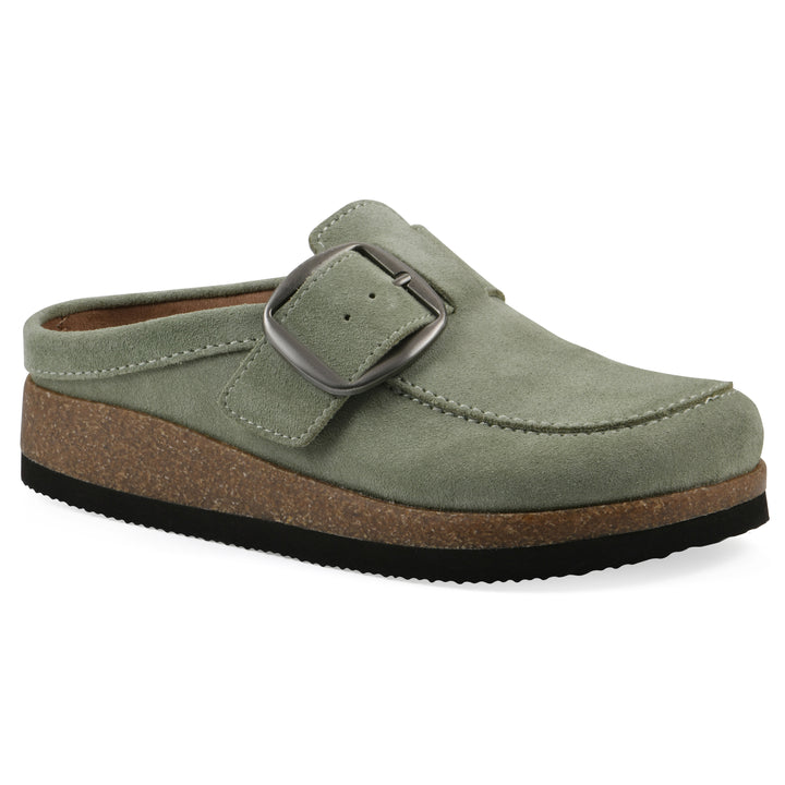 Bueno Footbeds Clog - Sage Green Suede