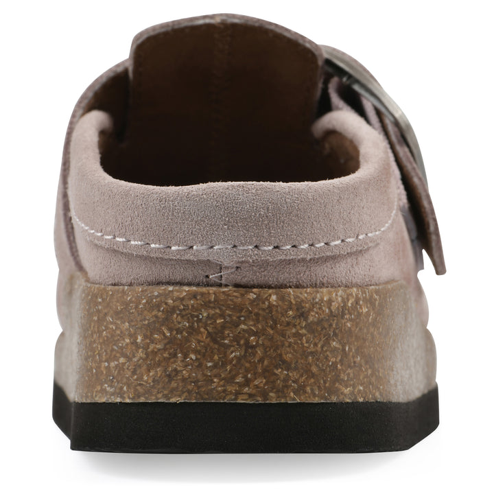 Bueno Footbeds Clog - Light Lavender Suede