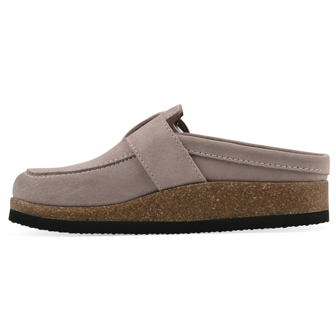 Bueno Footbeds Clog - Light Lavender Suede