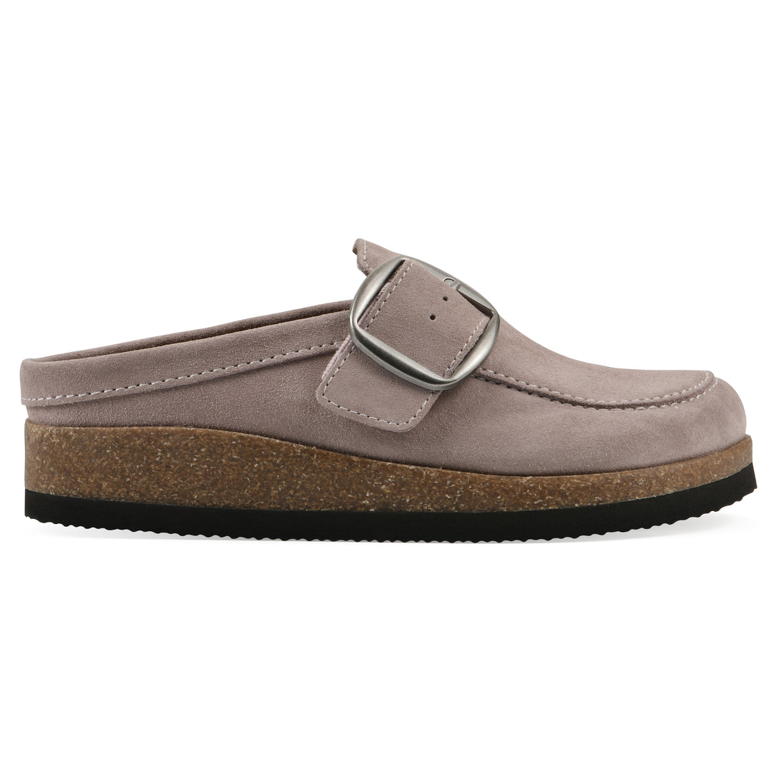 Bueno Footbeds Clog - Light Lavender Suede