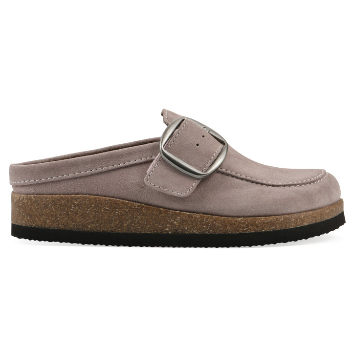 Bueno Footbeds Clog - Light Lavender Suede