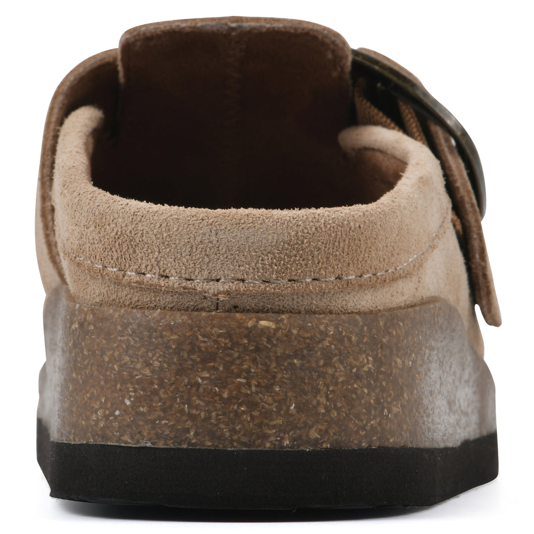 Bueno Footbeds Clog - Beach Wood Suede