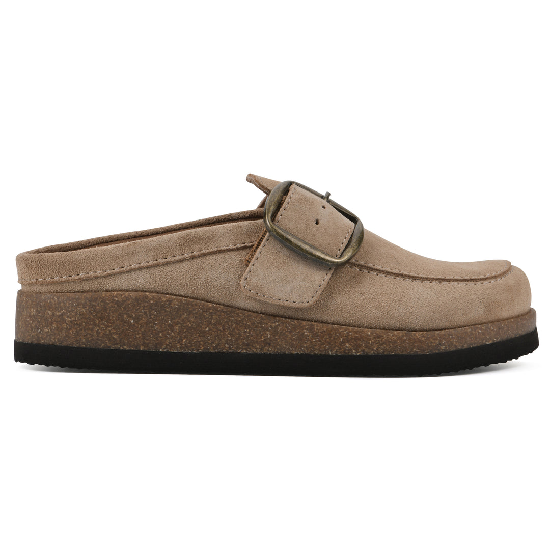 Bueno Footbeds Clog - Beach Wood Suede