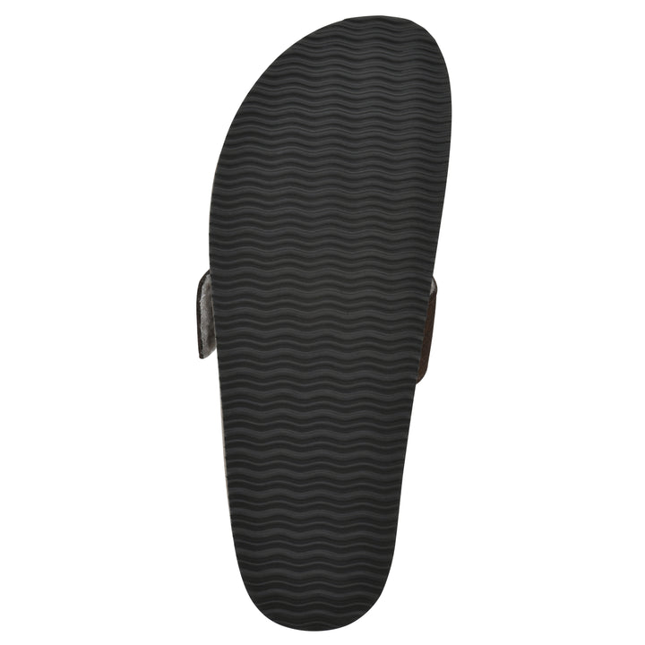 Bueno Footbeds Clog - Brown Suede with Faux Fur Lining