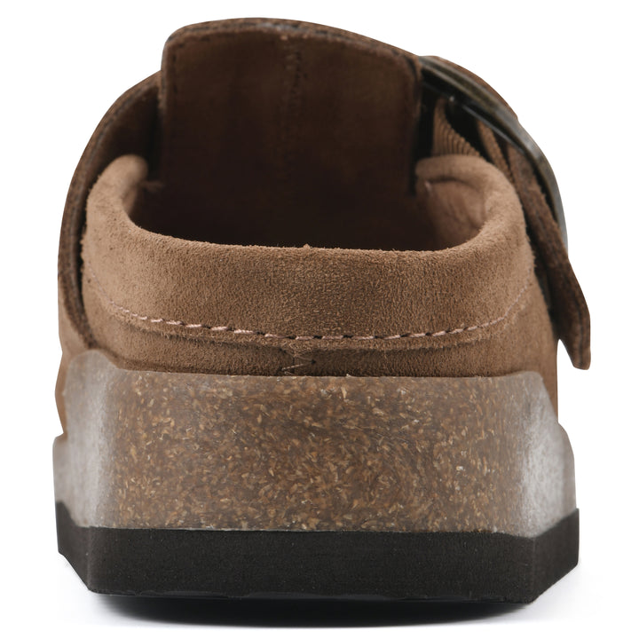 Bueno Footbeds Clog - Chestnut Suede