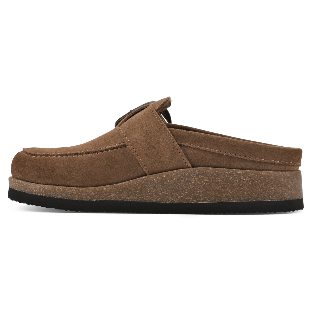 Bueno Footbeds Clog - Chestnut Suede
