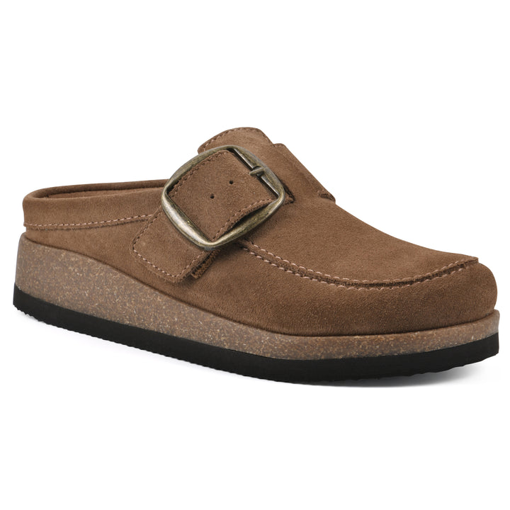 Bueno Footbeds Clog - Chestnut Suede