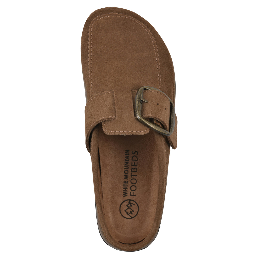 Bueno Footbeds Clog - Chestnut Suede