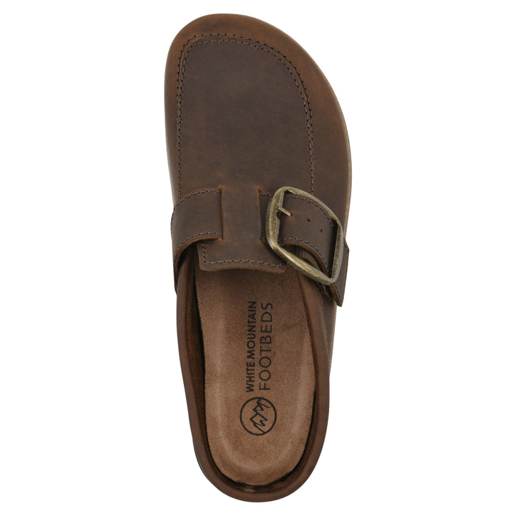 Bueno Footbeds Clog - Brown Leather