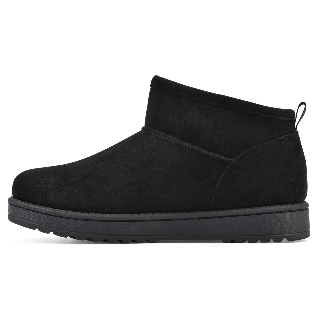 Inspa Bootie - Black Faux Suede