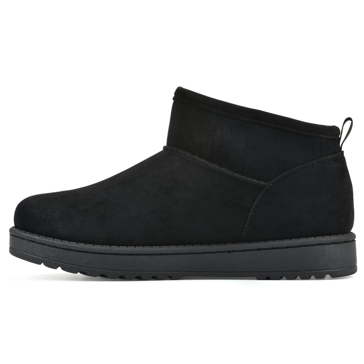 Inspa Bootie - Black Faux Suede