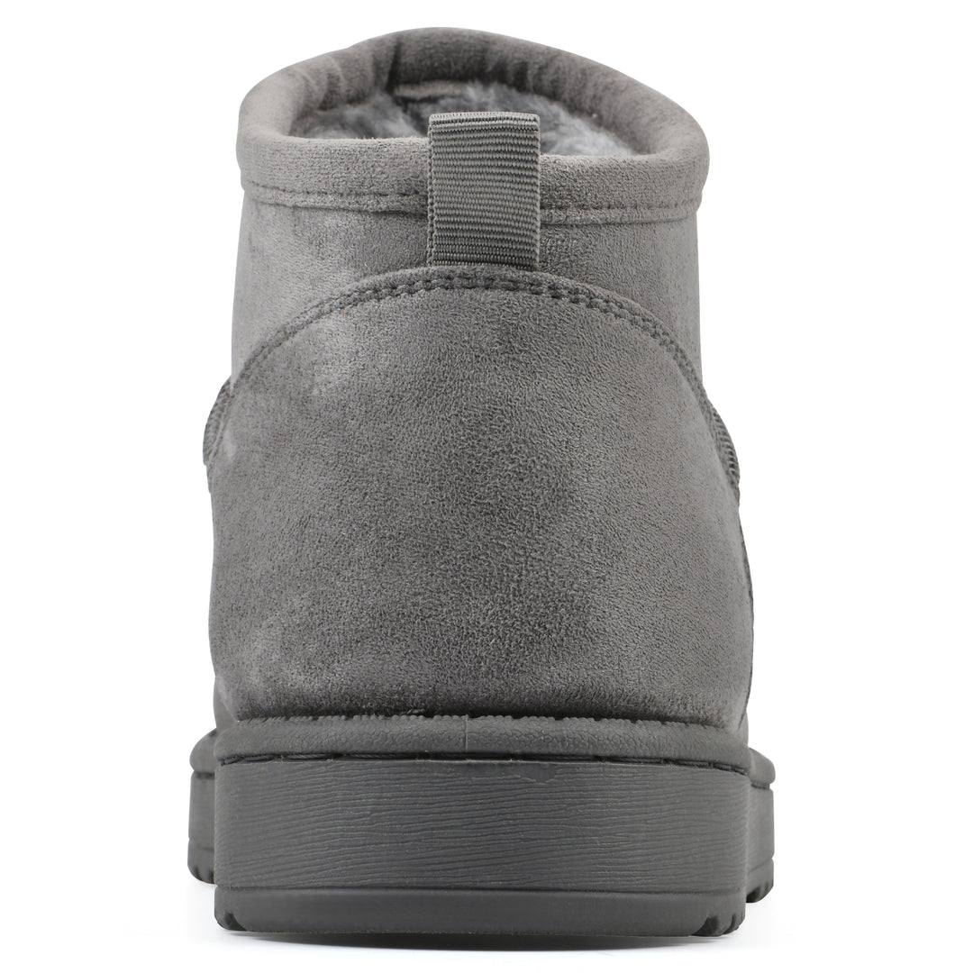 Inspa Bootie - Grey Faux Suede