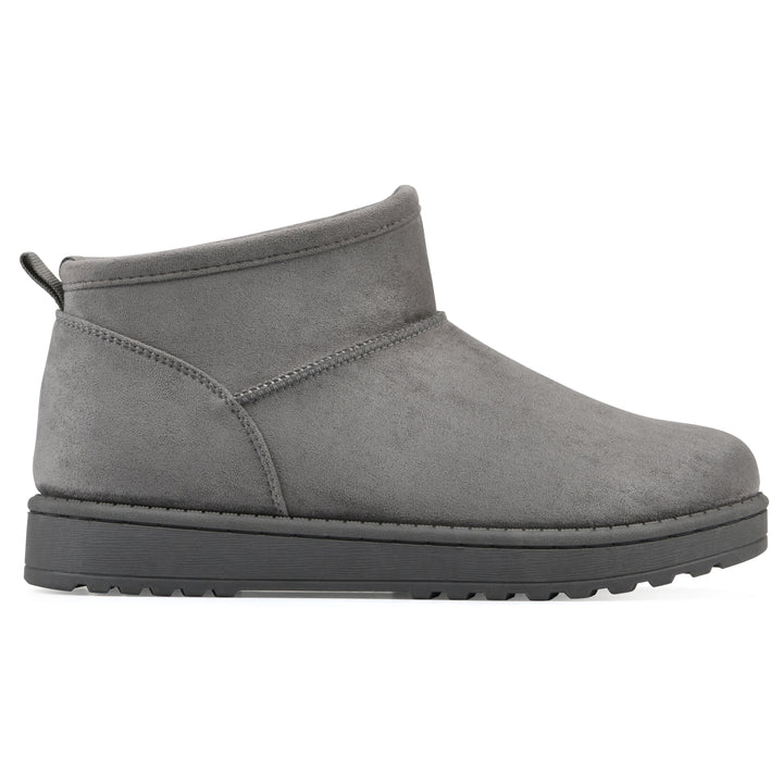 Inspa Bootie - Grey Faux Suede