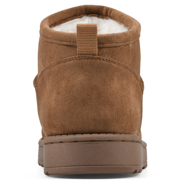 Inspa Bootie - Chestnut Faux Suede