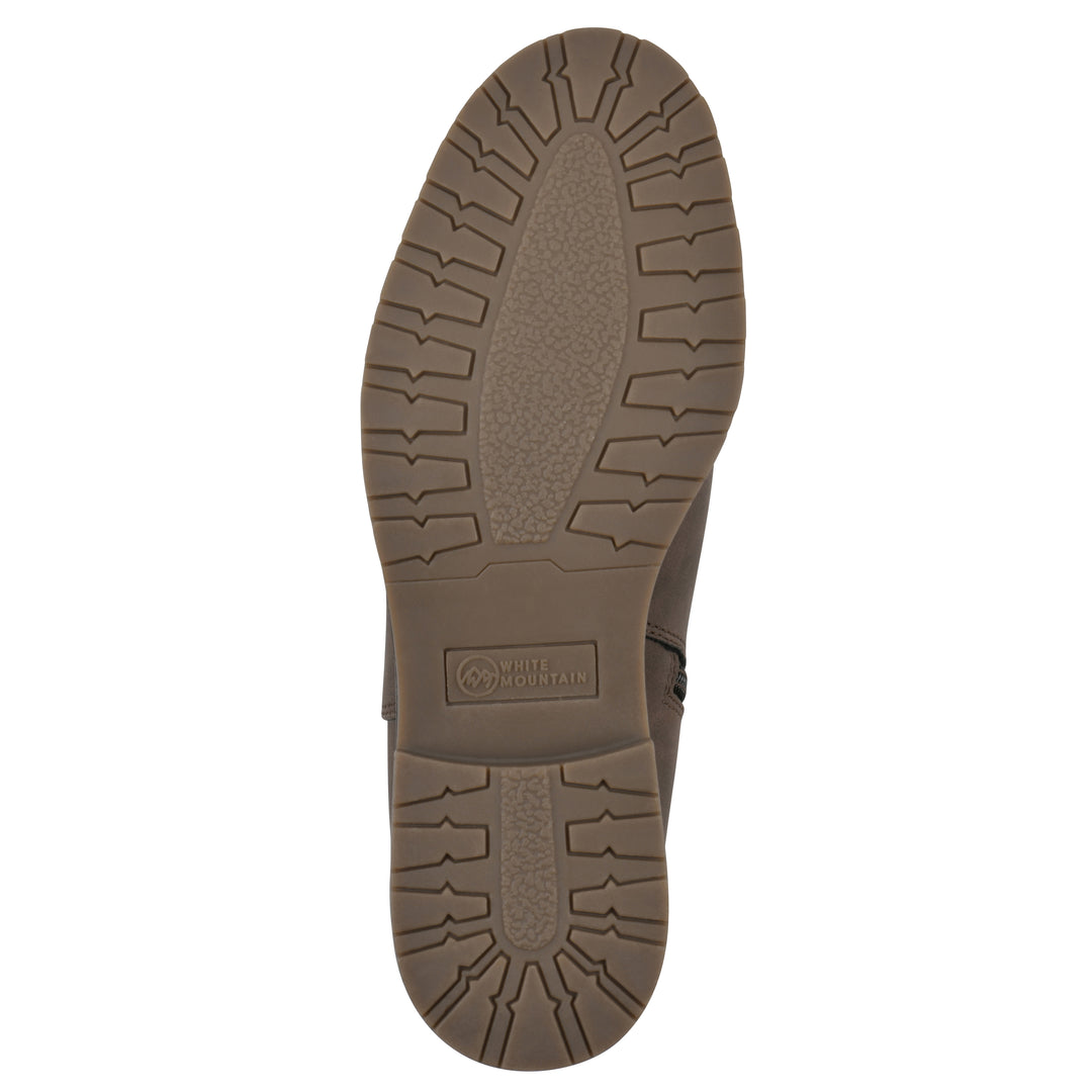 Caching Bootie - Brown Faux Leather