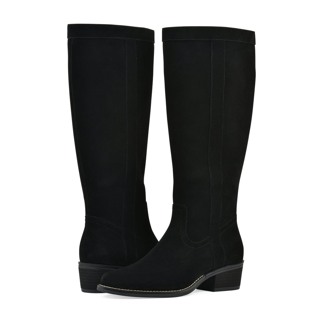 Altitude Tall Boot - Black Suede