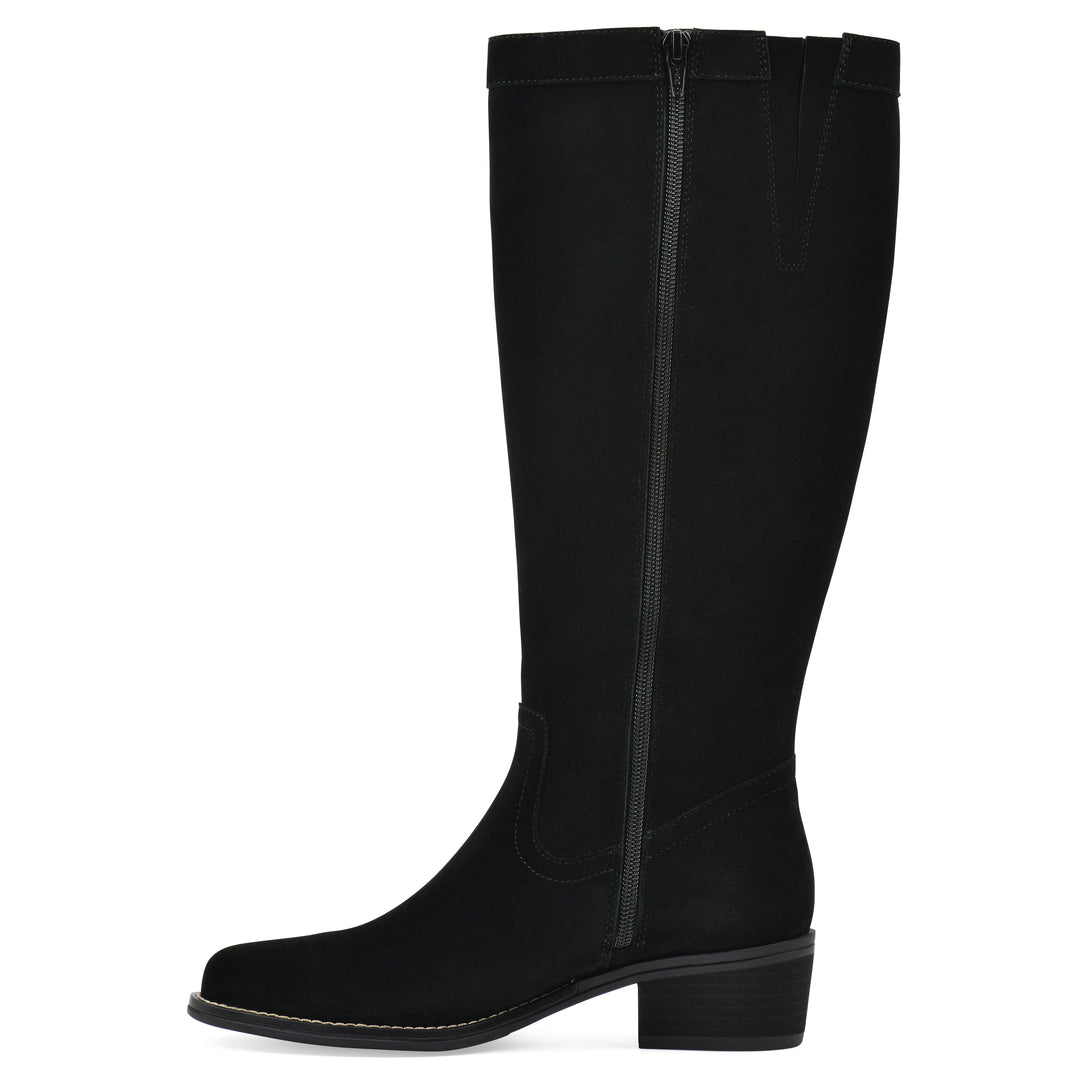 Altitude Tall Boot - Black Suede