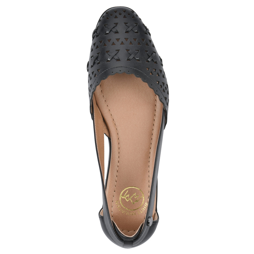 Nobler Flat - Black Faux Leather