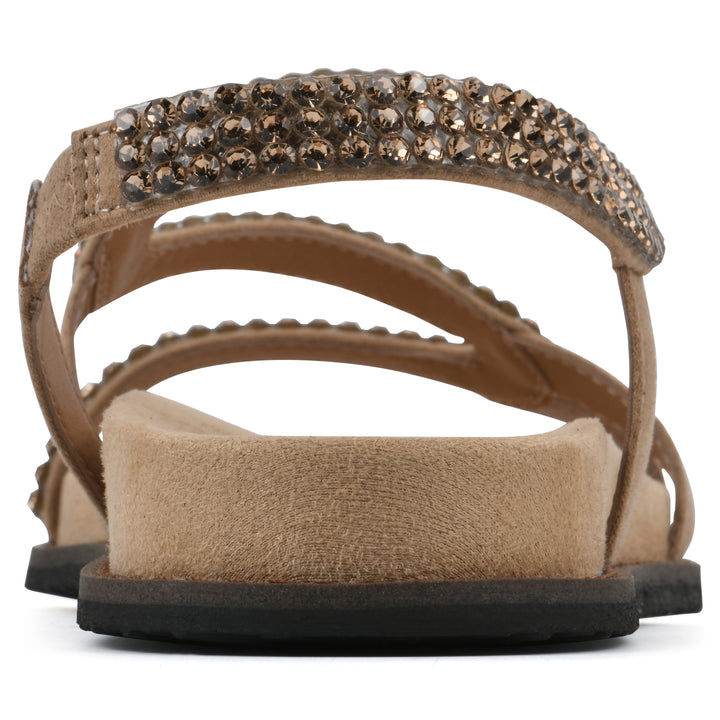 Majorette Sandal - Gold Fabric