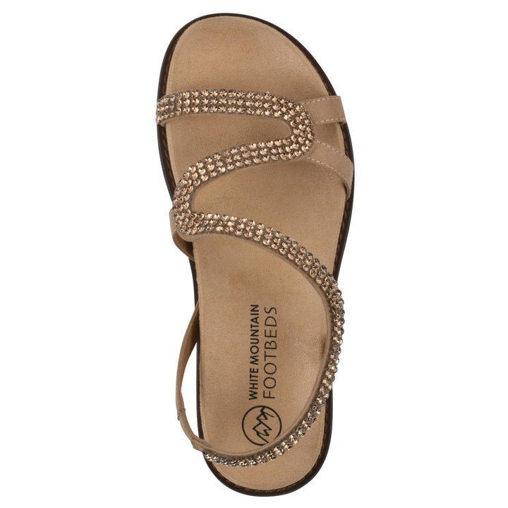 Majorette Sandal - Gold Fabric