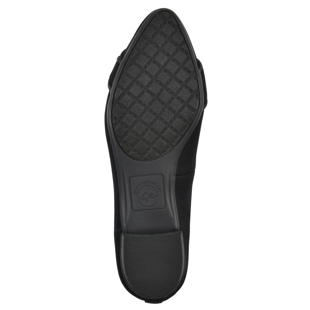 Bordeaux Heel - Black Fabric