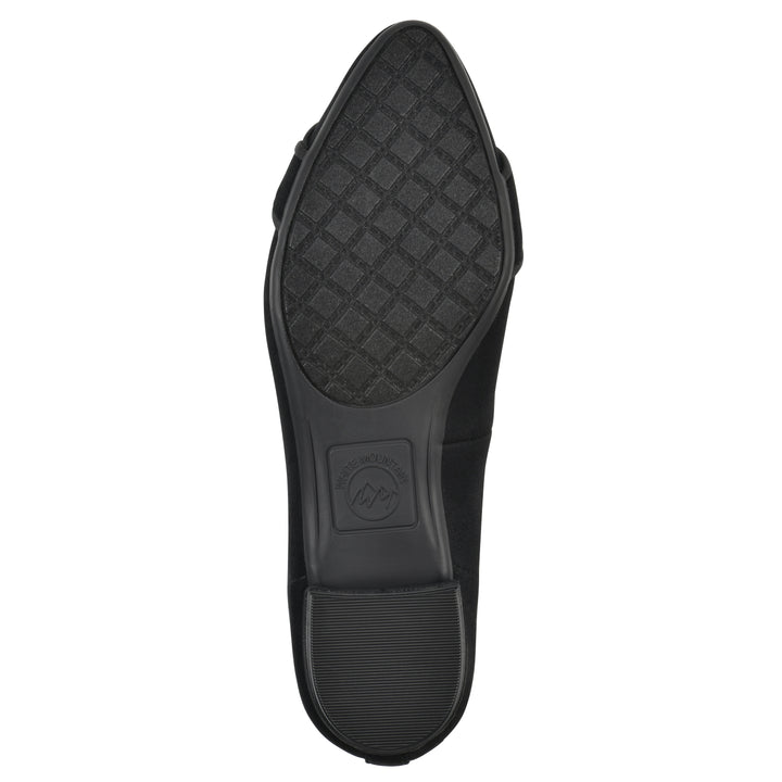 Bordeaux Heel - Black Fabric