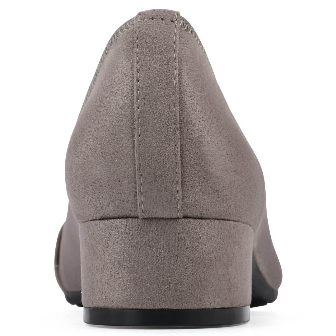 Bordeaux Heel - Taupe Fabric