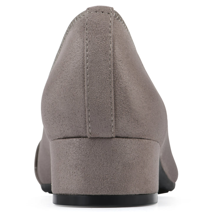 Bordeaux Heel - Taupe Fabric