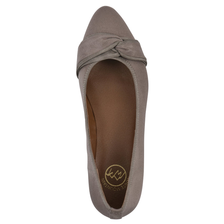 Bordeaux Heel - Taupe Fabric