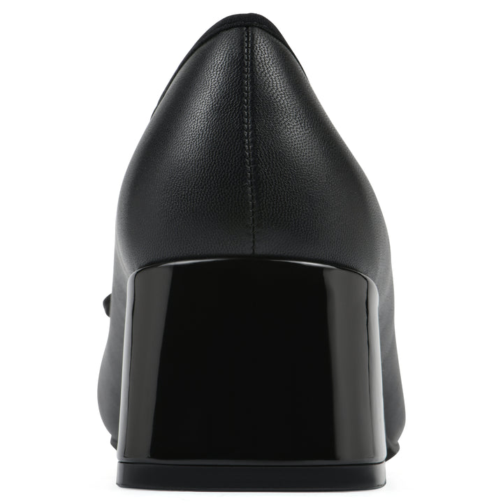 Lately Heel - Black Faux Leather