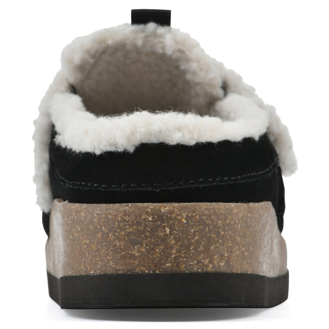 Baylen Footbeds Clog - Black Suede